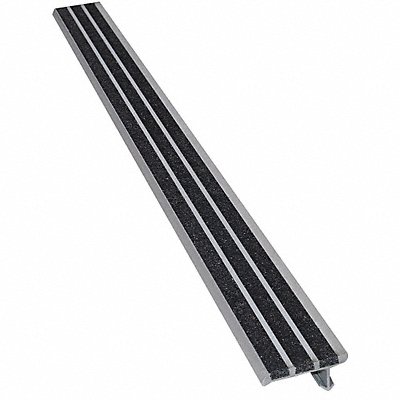 Stair Nosing Black 36in W Extruded Alum MPN:121BFBLA3