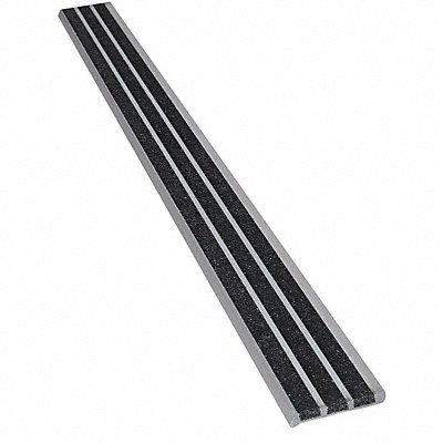 Stair Nosing Black 36in W Extruded Alum MPN:121BLA3