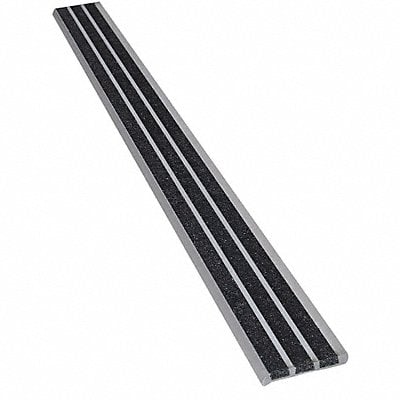 Stair Nosing Black 60in W Extruded Alum MPN:121BLA5