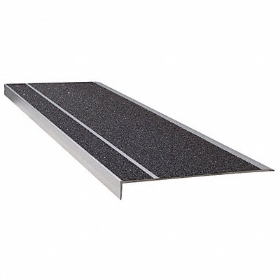 Stair Tread Black 36in W Extruded Alum MPN:311BLA3