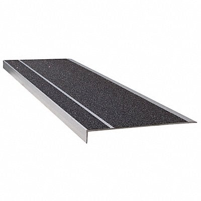 Stair Tread Black 42in W Extruded Alum MPN:311BLA3-6