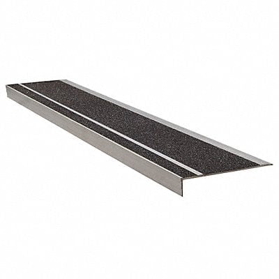 Stair Tread Black 42in W Extruded Alum MPN:365BLA3-6