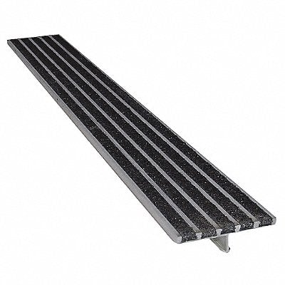 Stair Insert Black 36in W Extruded Alum MPN:630ABLA3