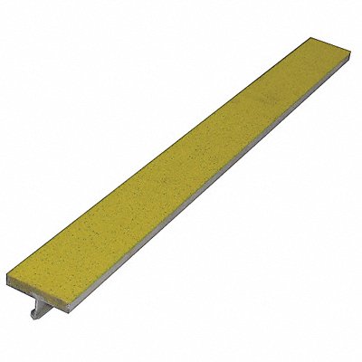 Stair Strip Yellow 36in W Extruded Alum MPN:WP24AYEL3