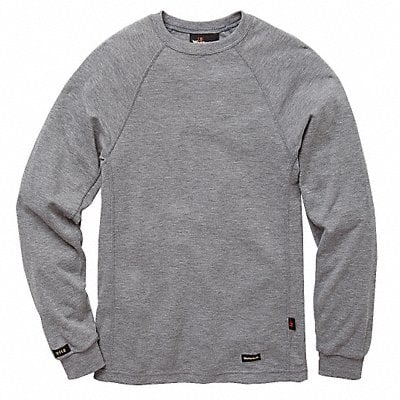 FR Long Sleeve T-Shirt Heather Gray 5XL MPN:FT40HG 5L 00