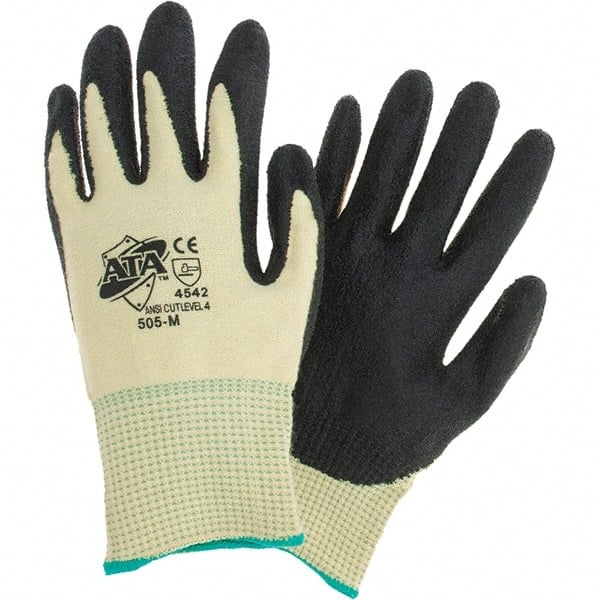 Cut, Puncture & Abrasive-Resistant Gloves: Size M, ANSI Cut 4, ANSI Puncture 2, Kevlar MPN:505-M