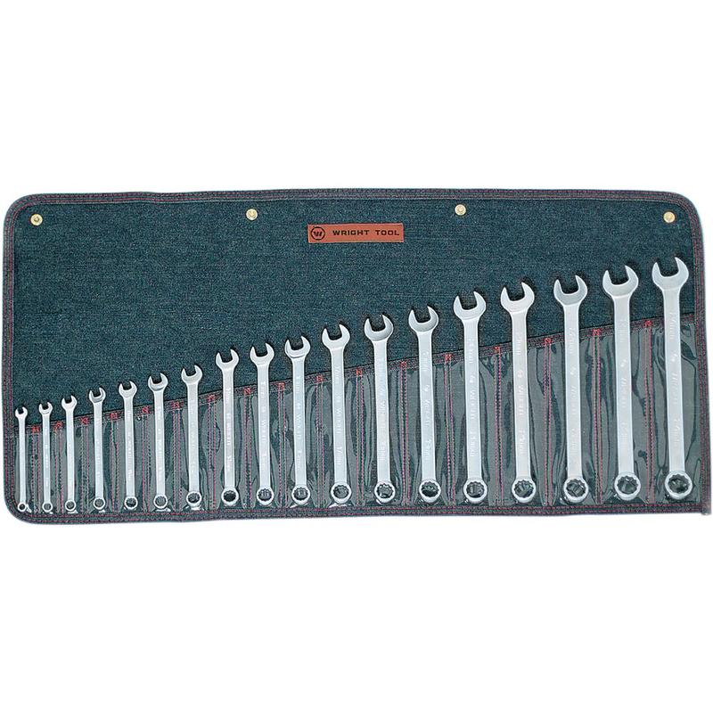 Combination Wrench Set: 18 Pc, Metric MPN:758