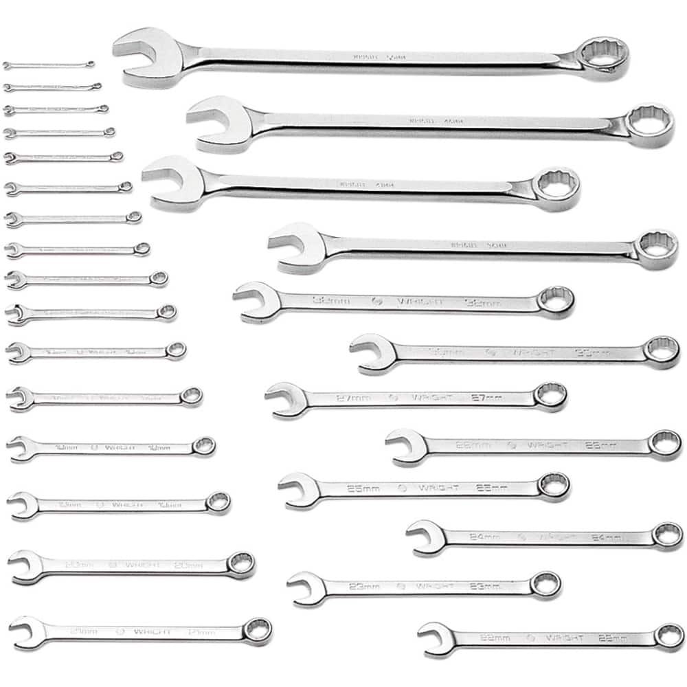 Combination Wrench Set: 28 Pc, Metric MPN:760