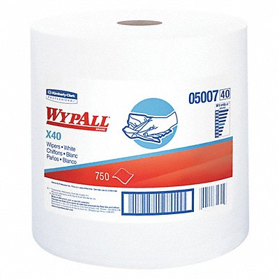 Dry Wipe Roll 12-1/2 x 13-1/2 White MPN:05007