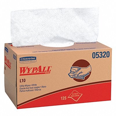 Dry Wipe 9 x 10-1/4 White PK18 MPN:05320