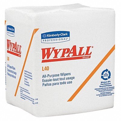 Dry Wipe 12 x 12-1/2 White PK18 MPN:05701