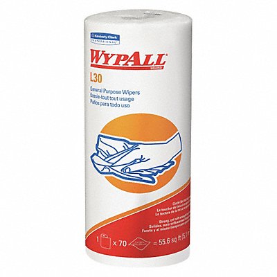 Dry Wipe Roll 10-1/2 x 11 White PK24 MPN:05843