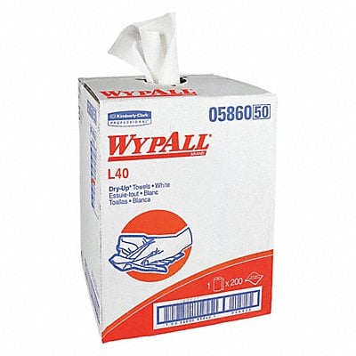 Dry Wipe Roll 19-1/2 x 42 White MPN:05860