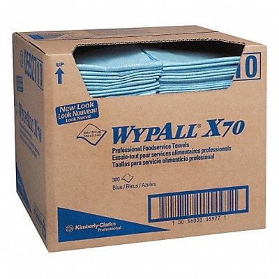 Dry Wipe 12-1/3 x 23-1/3 Blue MPN:05927