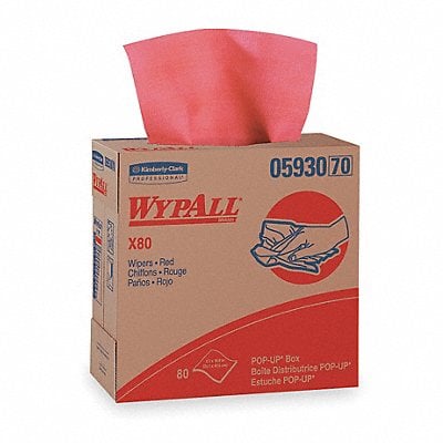 Dry Wipe 8 1/4 x 16-3/4 Red PK5 MPN:05930