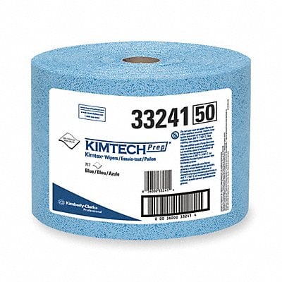 Dry Wipe Roll 9-3/4 x 13-1/2 Blue MPN:33241