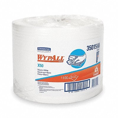 Dry Wipe Roll 9-3/4 x 13 White MPN:35015