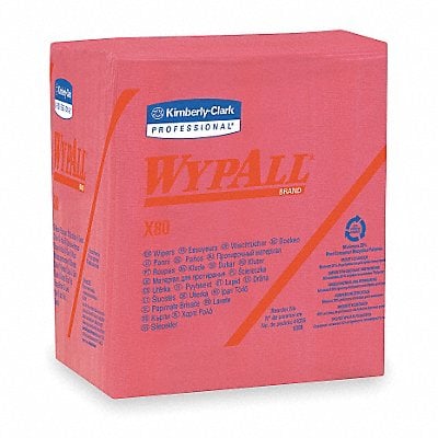 Dry Wipe 12 x 12-1/2 Red PK4 MPN:41029