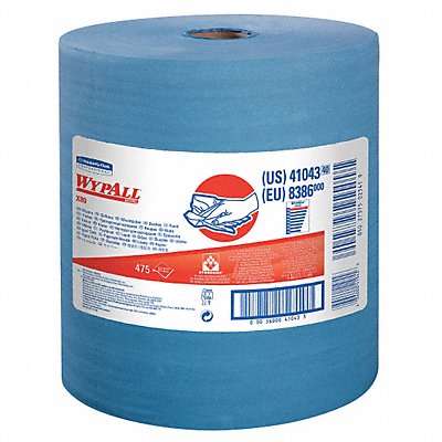 Dry Wipe Roll 12-1/2 x 13 Blue MPN:41043