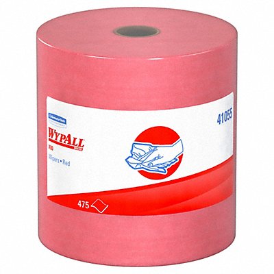 Dry Wipe Roll 12-1/2 x 13 Red MPN:41055