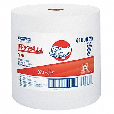 Dry Wipe Roll 12-1/2 x 13-1/2 White MPN:41600