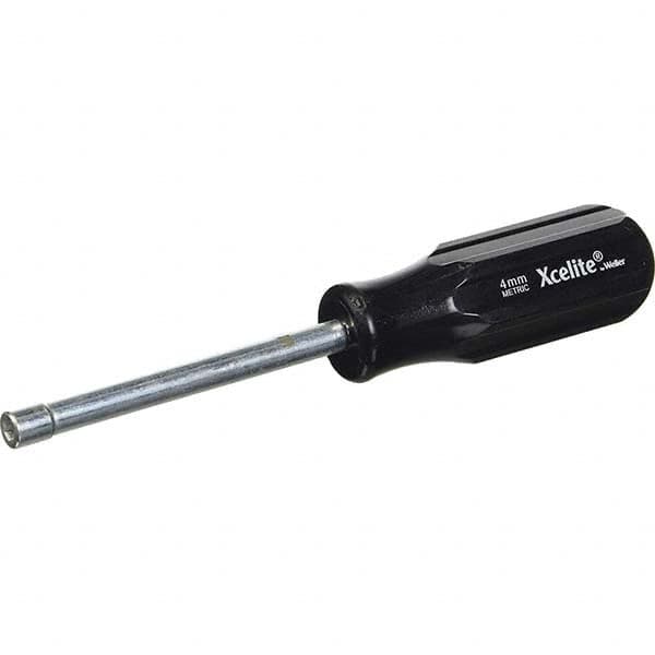 Nut Driver: Hollow Shaft, Plastic Handle, 6.15