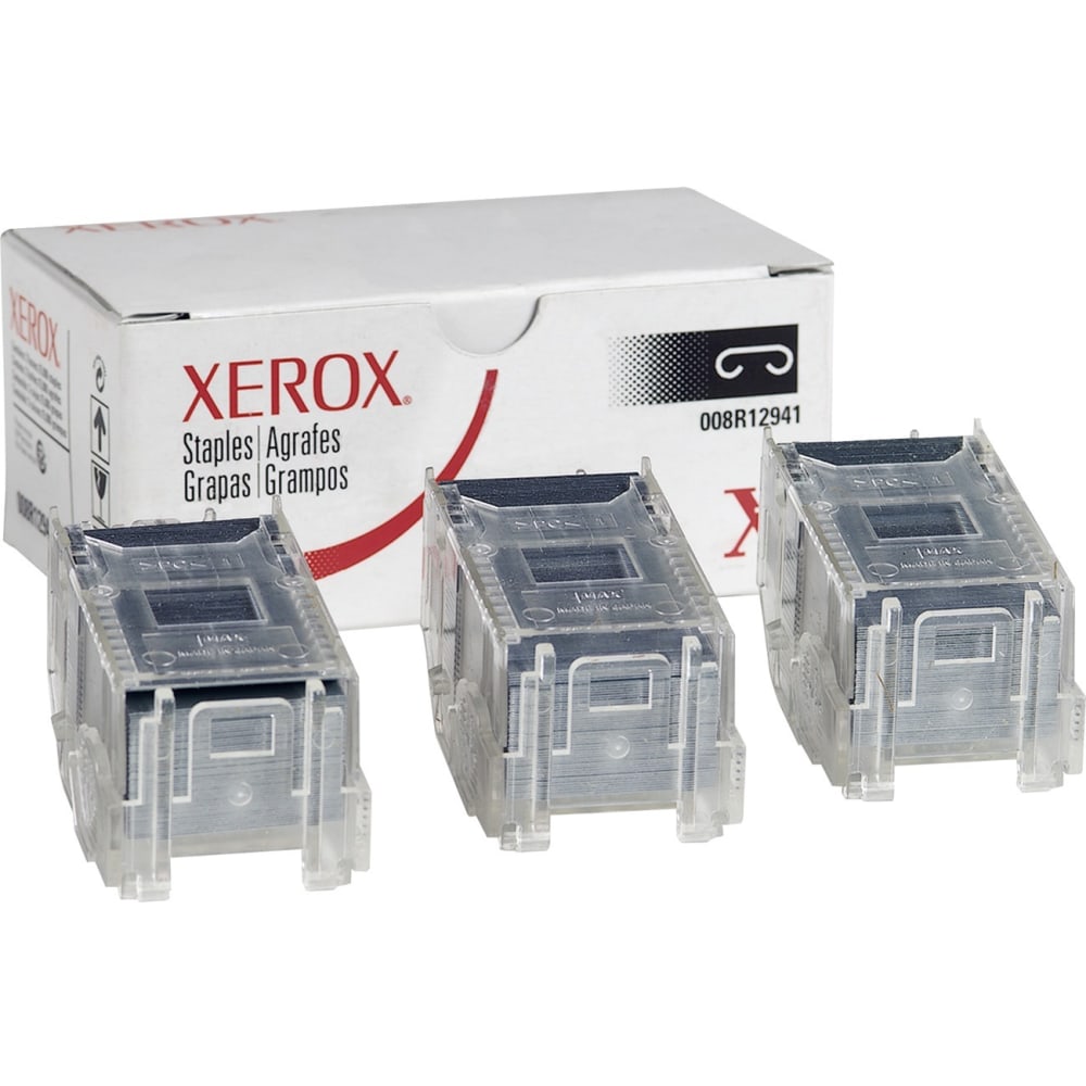 Xerox 008R12941 Staple Cartridges, Pack Of 3 MPN:008R12941