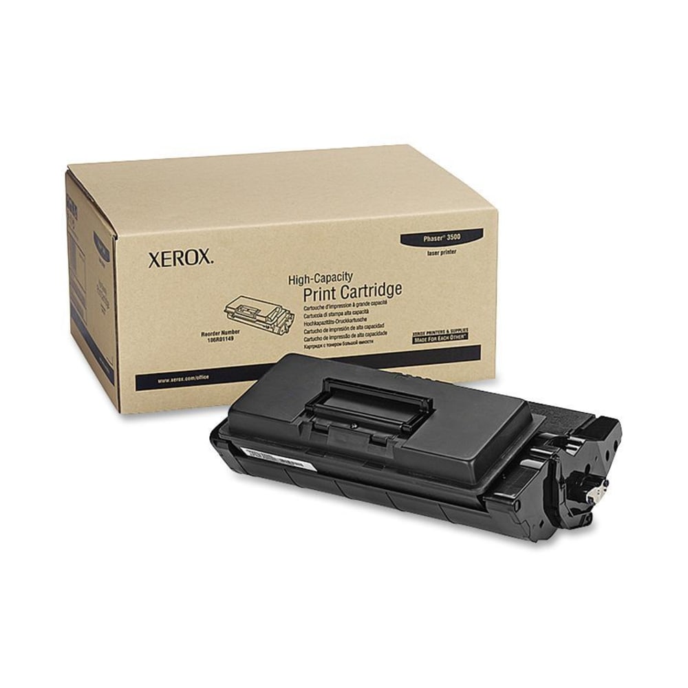 Xerox 3500 Black High Yield Toner Cartridge, 106R01148 MPN:106R01149