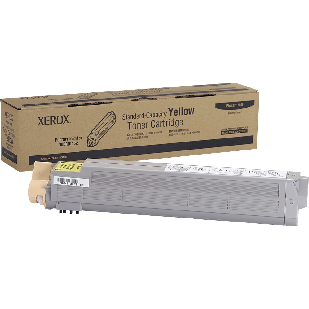 Xerox 7400 Yellow Toner Cartridge, 106R01080 MPN:106R01152