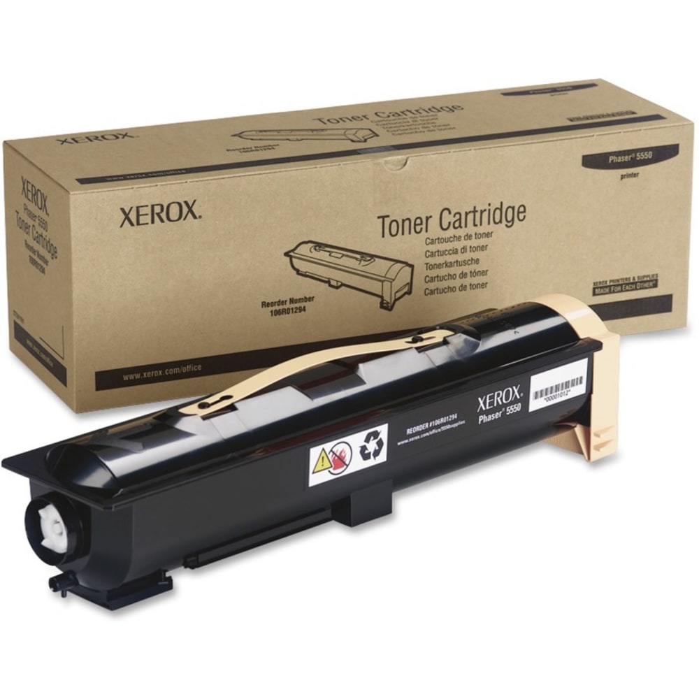 Xerox 5550 Black Extra-High Yield Toner Cartridge, 106R01294 MPN:106R01294