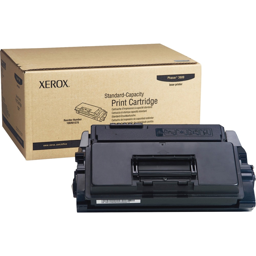 Xerox 3600 Black Toner Cartridge, 106R01370 MPN:106R01370