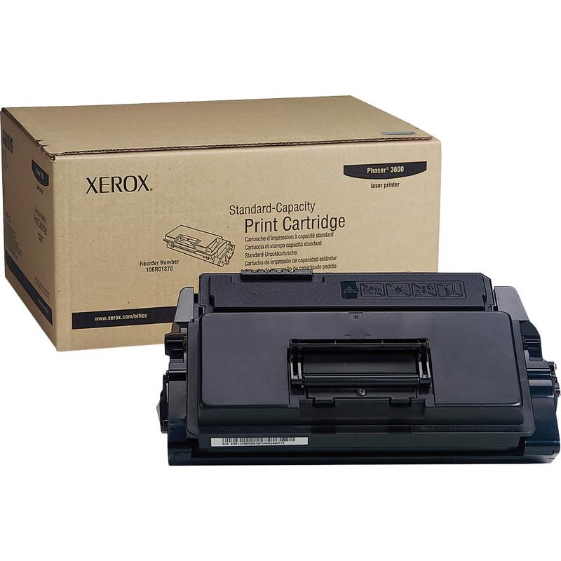 Xerox 3600 Black High Yield Toner Cartridge, 106R01370 MPN:106R01371