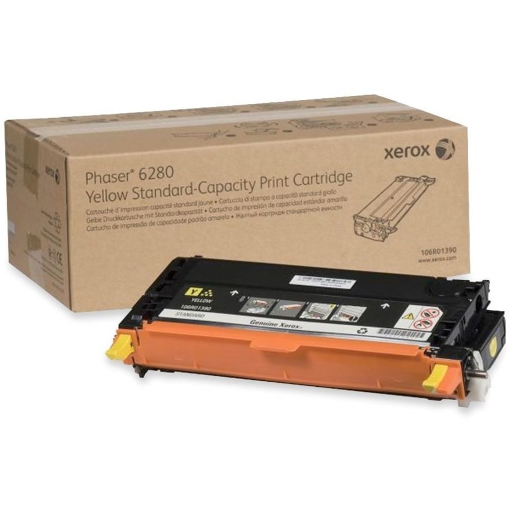 Xerox 6280 Yellow Toner Cartridge, 106R01390 MPN:106R01390