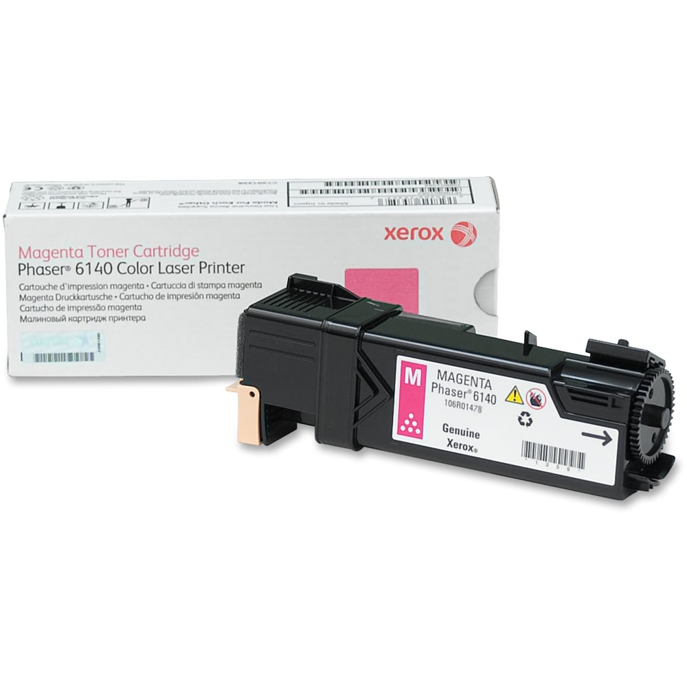 Xerox 6140 Magenta Toner Cartridge, 106R01478 MPN:106R01478