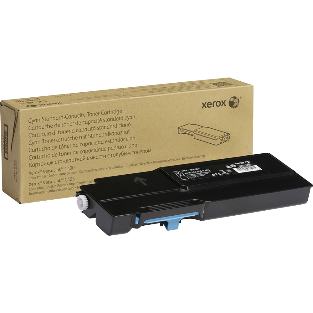 Xerox Original Standard Yield Laser Toner Cartridge - Cyan - 1 Each - 2500 Pages MPN:106R03502