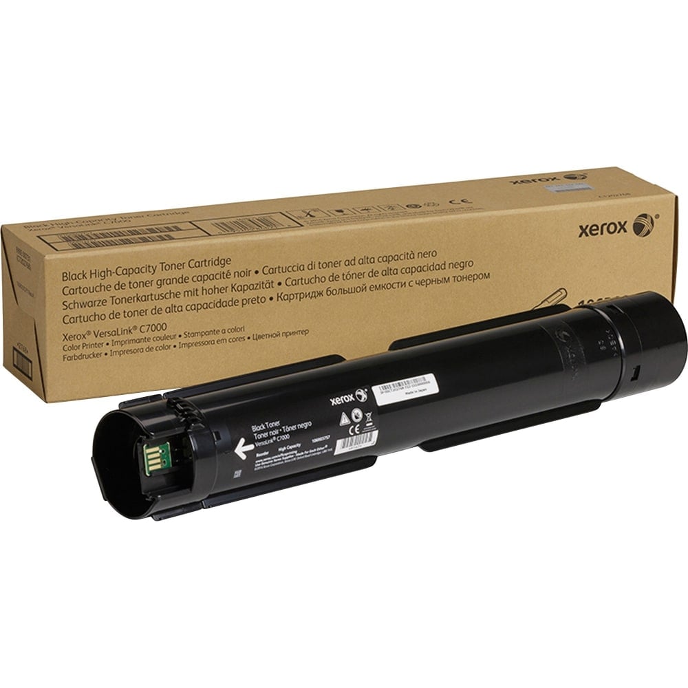 Xerox Original High Yield Laser Toner Cartridge - Black - 1 Each - 10700 Pages MPN:106R03757