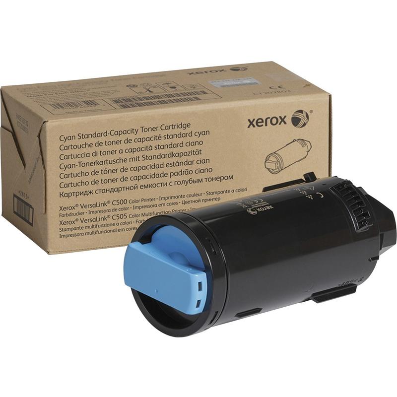 Xerox Original Standard Yield Laser Toner Cartridge - Cyan - 1 Each - 2400 Pages MPN:106R03859