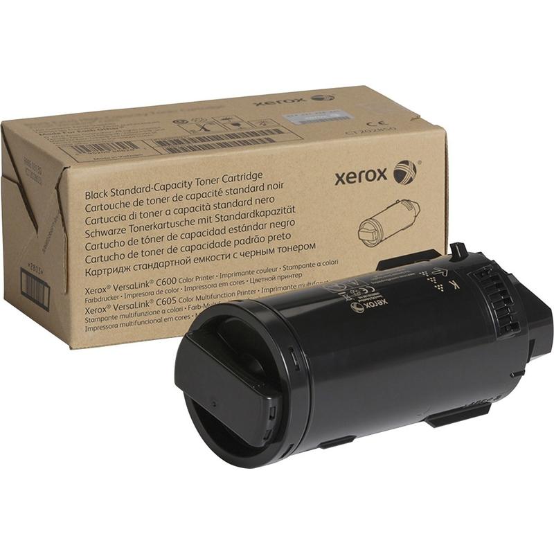 Xerox Original Standard Yield Laser Toner Cartridge - Black - 1 Each - 6000 Pages MPN:106R03899