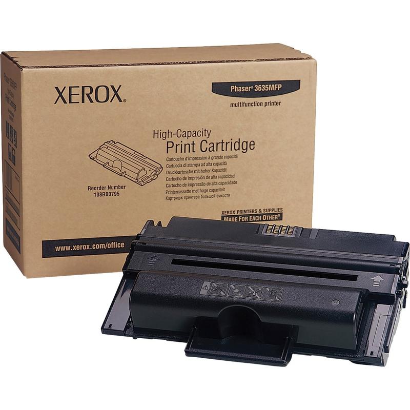 Xerox 3635MFP Black High Yield Toner Cartridge, 108R00793 MPN:108R00795