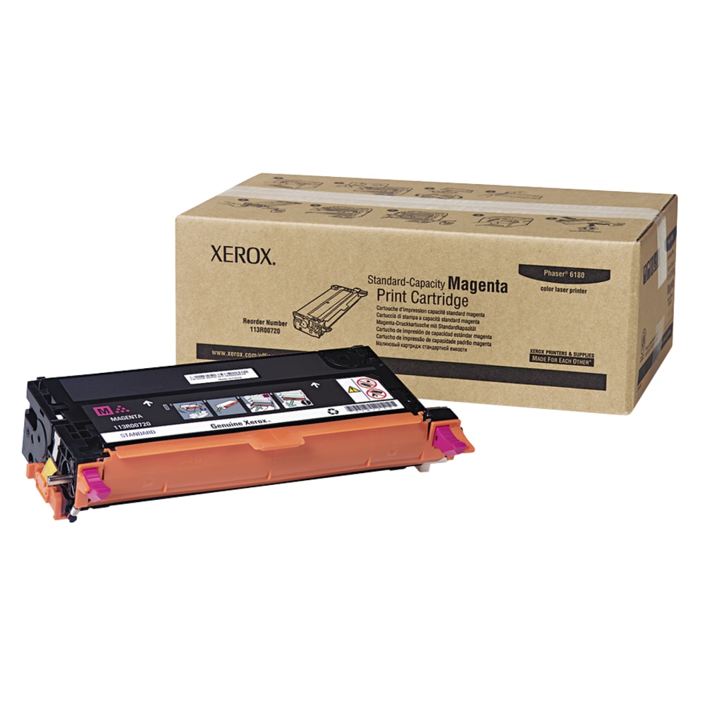 Xerox 6180/6180MFP Magenta Toner Cartridge, 113R00720 MPN:113R00720