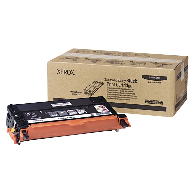 Xerox 6180/6180MFP Black Toner Cartridge, 113R00722 MPN:113R00722