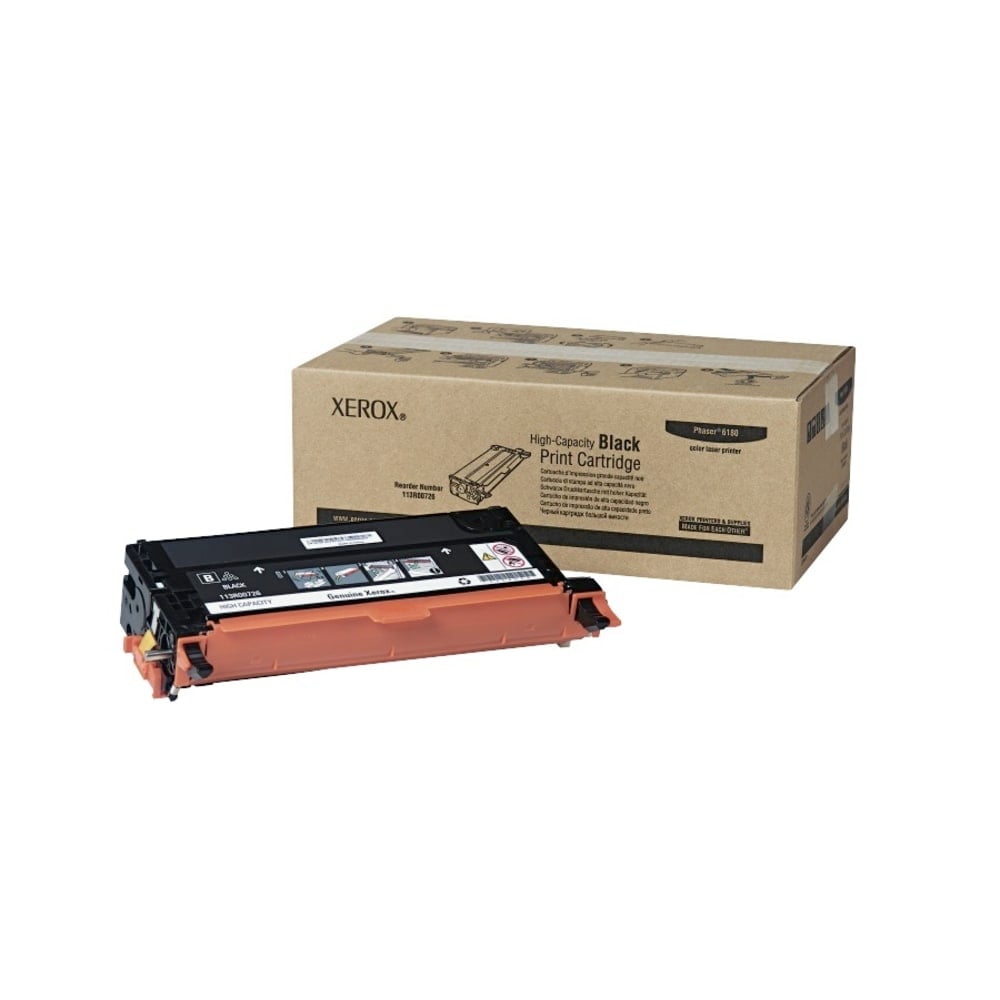 Xerox 6180/6180MFP Black High Yield Toner Cartridge, 113R00726 MPN:113R00726