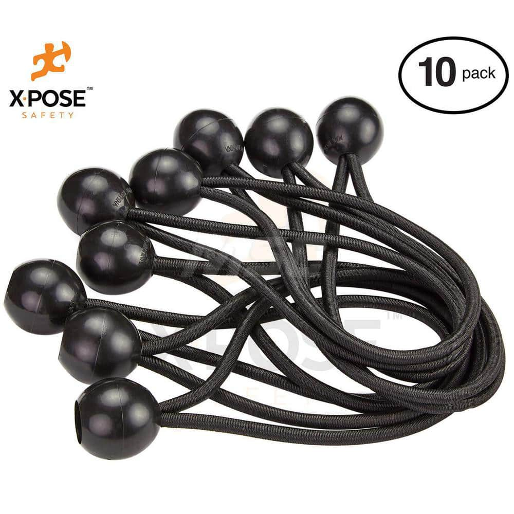 Bungee Cord Tie Down: Ball, Non-Load Rated MPN:BB-6B-10-X