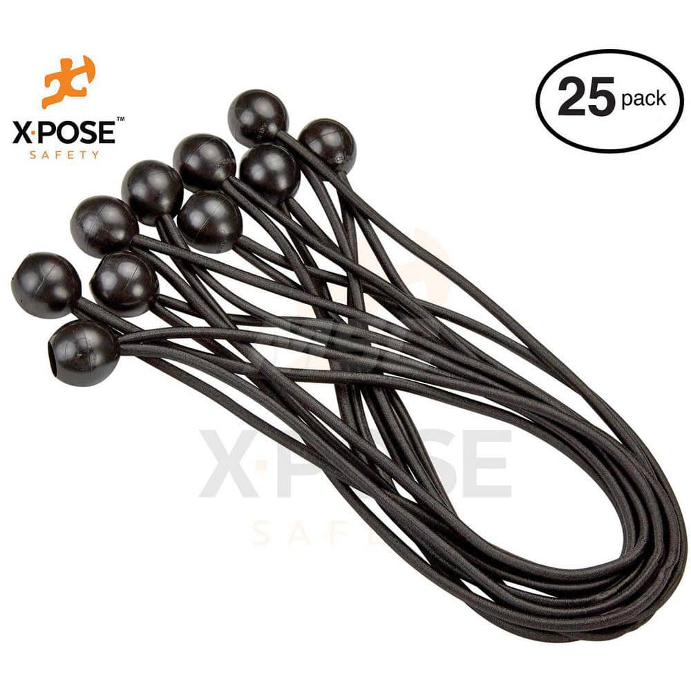 Bungee Cord Tie Down: Ball, Non-Load Rated MPN:BB-9B-25-X