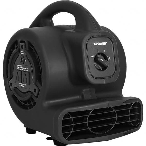 Carpet & Floor Dryers, Number Of Speeds: 3 , Minimum Motor Speed: 1120 , Maximum Motor Speed: 1480 , Voltage: 115 , Maximum Amperage: 1.2  MPN:P-80A-BLACK