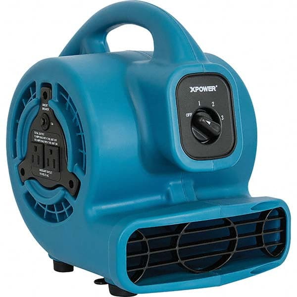 Carpet & Floor Dryers, Number Of Speeds: 3 , Minimum Motor Speed: 1120 RPM , Maximum Motor Speed: 1480 RPM , Voltage: 115 V , Maximum Amperage: 1.2-A  MPN:P-80A-BLUE