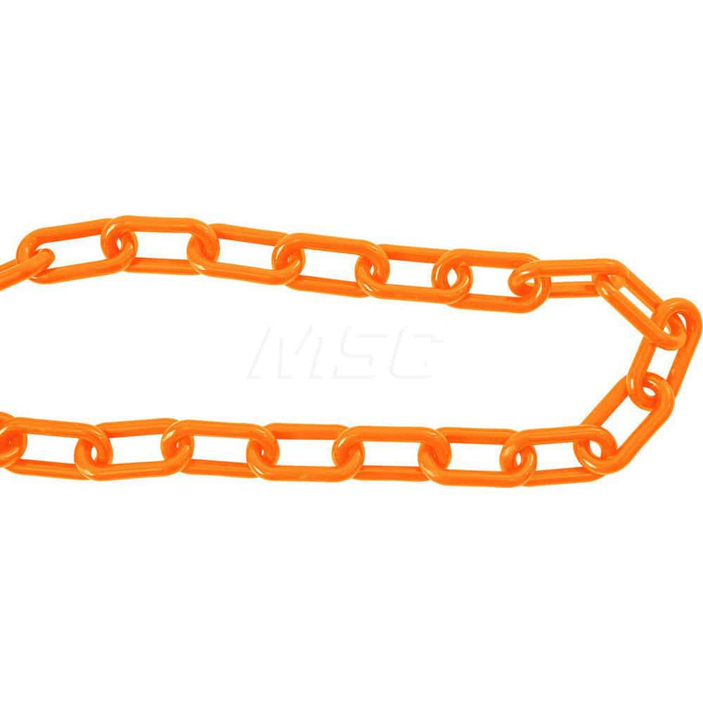 Barrier Chain: Orange, 50' Long MPN:SPCO508MMG1