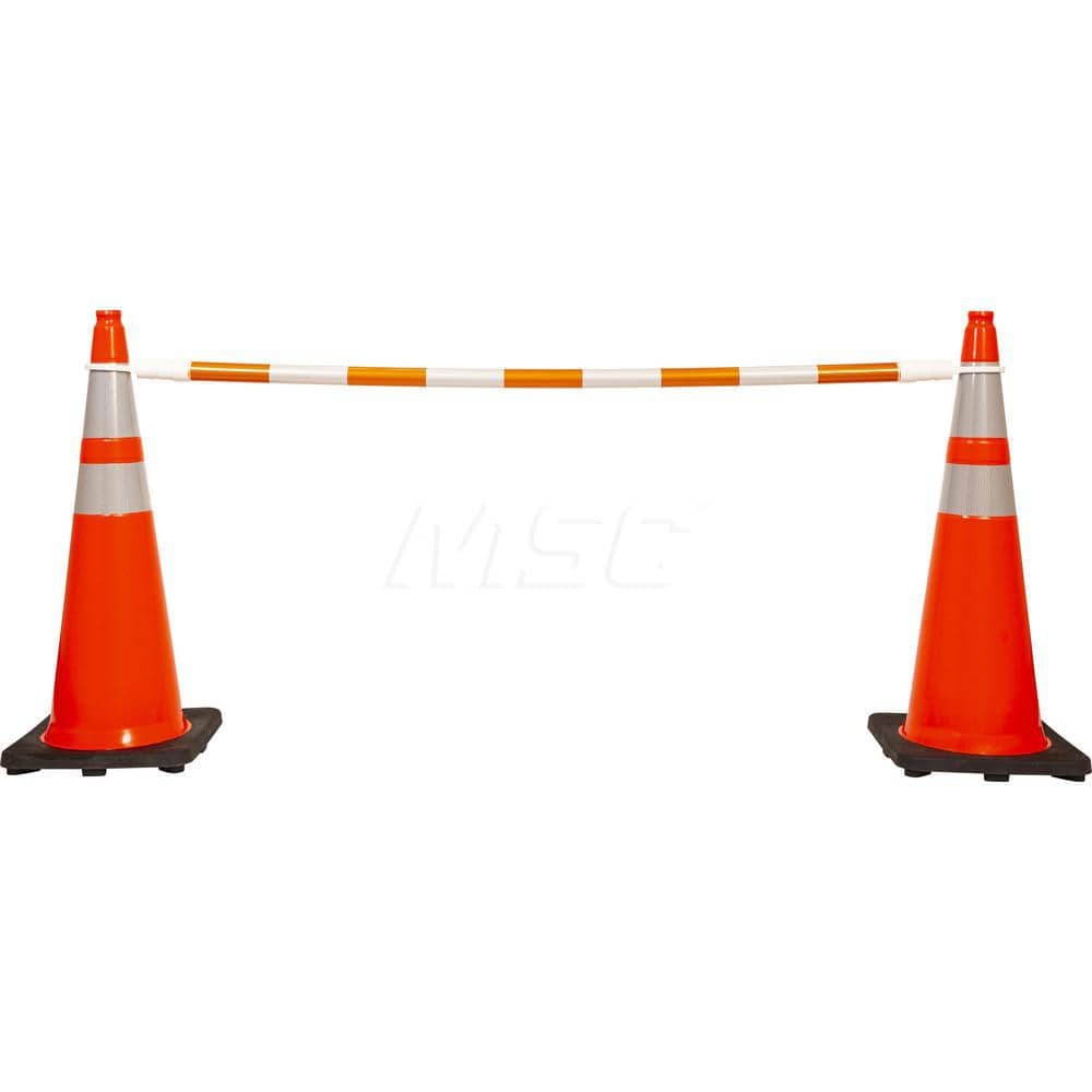 Telescoping Traffic Cone Bar: Orange, ABS, 2' Long Dia, 6' to 10' MPN:CONEBSAFEOWG1