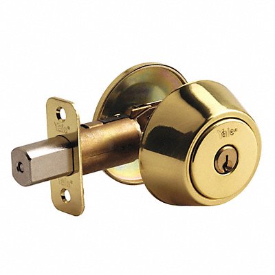 Deadbolt Polished Brass Heavy-Duty MPN:D981301