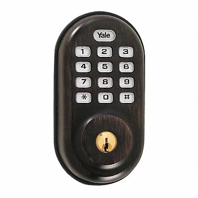 Electronic Keyless Deadbolt ZigBee Brnze MPN:YRD216HA10BP